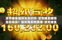波克捕鱼赚钱是真的吗-波克捕鱼赚钱是否真实？探究背后的真谛-波克捕鱼赚钱是真的吗